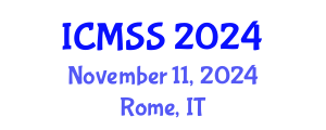 International Conference on Mathematical and Statistical Sciences (ICMSS) November 11, 2024 - Rome, Italy