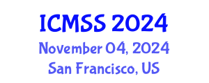 International Conference on Mathematical and Statistical Sciences (ICMSS) November 04, 2024 - San Francisco, United States