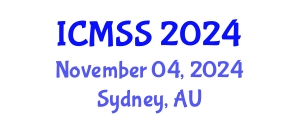 International Conference on Mathematical and Statistical Sciences (ICMSS) November 04, 2024 - Sydney, Australia