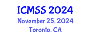 International Conference on Mathematical and Statistical Sciences (ICMSS) November 25, 2024 - Toronto, Canada