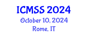 International Conference on Mathematical and Statistical Sciences (ICMSS) October 10, 2024 - Rome, Italy