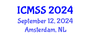 International Conference on Mathematical and Statistical Sciences (ICMSS) September 12, 2024 - Amsterdam, Netherlands