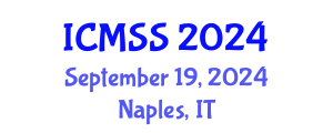 International Conference on Mathematical and Statistical Sciences (ICMSS) September 19, 2024 - Naples, Italy