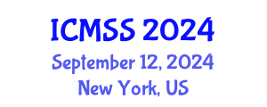 International Conference on Mathematical and Statistical Sciences (ICMSS) September 12, 2024 - New York, United States