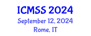 International Conference on Mathematical and Statistical Sciences (ICMSS) September 12, 2024 - Rome, Italy