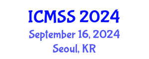 International Conference on Mathematical and Statistical Sciences (ICMSS) September 16, 2024 - Seoul, Republic of Korea