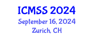 International Conference on Mathematical and Statistical Sciences (ICMSS) September 16, 2024 - Zurich, Switzerland