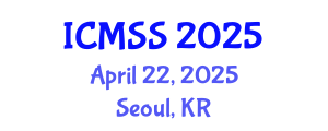 International Conference on Mathematical and Statistical Sciences (ICMSS) April 22, 2025 - Seoul, Republic of Korea