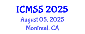 International Conference on Mathematical and Statistical Sciences (ICMSS) August 05, 2025 - Montreal, Canada