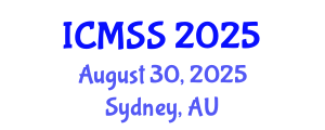 International Conference on Mathematical and Statistical Sciences (ICMSS) August 30, 2025 - Sydney, Australia