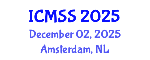 International Conference on Mathematical and Statistical Sciences (ICMSS) December 02, 2025 - Amsterdam, Netherlands