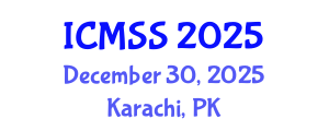 International Conference on Mathematical and Statistical Sciences (ICMSS) December 30, 2025 - Karachi, Pakistan