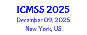 International Conference on Mathematical and Statistical Sciences (ICMSS) December 09, 2025 - New York, United States