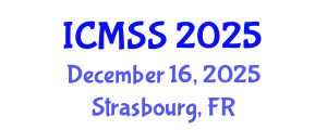 International Conference on Mathematical and Statistical Sciences (ICMSS) December 16, 2025 - Strasbourg, France