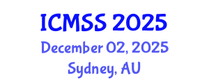 International Conference on Mathematical and Statistical Sciences (ICMSS) December 02, 2025 - Sydney, Australia