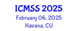 International Conference on Mathematical and Statistical Sciences (ICMSS) February 06, 2025 - Havana, Cuba