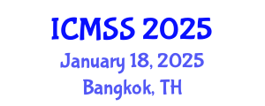 International Conference on Mathematical and Statistical Sciences (ICMSS) January 18, 2025 - Bangkok, Thailand