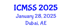 International Conference on Mathematical and Statistical Sciences (ICMSS) January 28, 2025 - Dubai, United Arab Emirates