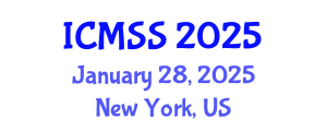 International Conference on Mathematical and Statistical Sciences (ICMSS) January 28, 2025 - New York, United States