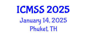 International Conference on Mathematical and Statistical Sciences (ICMSS) January 14, 2025 - Phuket, Thailand