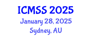 International Conference on Mathematical and Statistical Sciences (ICMSS) January 28, 2025 - Sydney, Australia