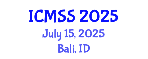 International Conference on Mathematical and Statistical Sciences (ICMSS) July 15, 2025 - Bali, Indonesia