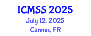 International Conference on Mathematical and Statistical Sciences (ICMSS) July 12, 2025 - Cannes, France