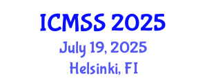 International Conference on Mathematical and Statistical Sciences (ICMSS) July 19, 2025 - Helsinki, Finland