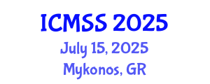 International Conference on Mathematical and Statistical Sciences (ICMSS) July 15, 2025 - Mykonos, Greece