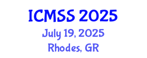 International Conference on Mathematical and Statistical Sciences (ICMSS) July 19, 2025 - Rhodes, Greece