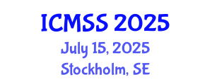 International Conference on Mathematical and Statistical Sciences (ICMSS) July 15, 2025 - Stockholm, Sweden