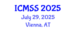 International Conference on Mathematical and Statistical Sciences (ICMSS) July 29, 2025 - Vienna, Austria