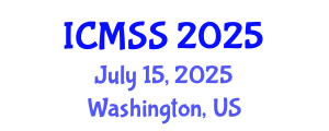 International Conference on Mathematical and Statistical Sciences (ICMSS) July 15, 2025 - Washington, United States