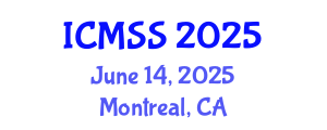 International Conference on Mathematical and Statistical Sciences (ICMSS) June 14, 2025 - Montreal, Canada