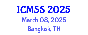 International Conference on Mathematical and Statistical Sciences (ICMSS) March 08, 2025 - Bangkok, Thailand