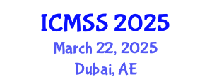International Conference on Mathematical and Statistical Sciences (ICMSS) March 22, 2025 - Dubai, United Arab Emirates
