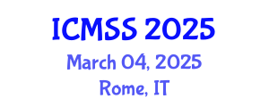 International Conference on Mathematical and Statistical Sciences (ICMSS) March 04, 2025 - Rome, Italy