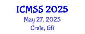 International Conference on Mathematical and Statistical Sciences (ICMSS) May 27, 2025 - Crete, Greece