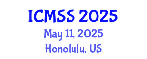 International Conference on Mathematical and Statistical Sciences (ICMSS) May 11, 2025 - Honolulu, United States