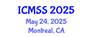 International Conference on Mathematical and Statistical Sciences (ICMSS) May 24, 2025 - Montreal, Canada