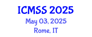 International Conference on Mathematical and Statistical Sciences (ICMSS) May 03, 2025 - Rome, Italy
