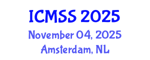 International Conference on Mathematical and Statistical Sciences (ICMSS) November 04, 2025 - Amsterdam, Netherlands