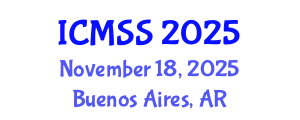 International Conference on Mathematical and Statistical Sciences (ICMSS) November 18, 2025 - Buenos Aires, Argentina