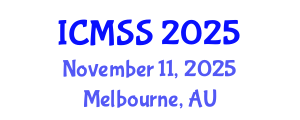 International Conference on Mathematical and Statistical Sciences (ICMSS) November 11, 2025 - Melbourne, Australia