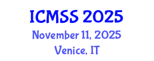 International Conference on Mathematical and Statistical Sciences (ICMSS) November 11, 2025 - Venice, Italy