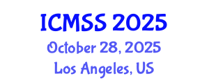 International Conference on Mathematical and Statistical Sciences (ICMSS) October 28, 2025 - Los Angeles, United States