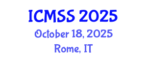 International Conference on Mathematical and Statistical Sciences (ICMSS) October 18, 2025 - Rome, Italy