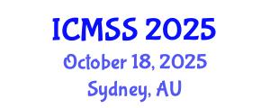 International Conference on Mathematical and Statistical Sciences (ICMSS) October 18, 2025 - Sydney, Australia