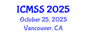 International Conference on Mathematical and Statistical Sciences (ICMSS) October 25, 2025 - Vancouver, Canada