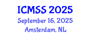 International Conference on Mathematical and Statistical Sciences (ICMSS) September 16, 2025 - Amsterdam, Netherlands